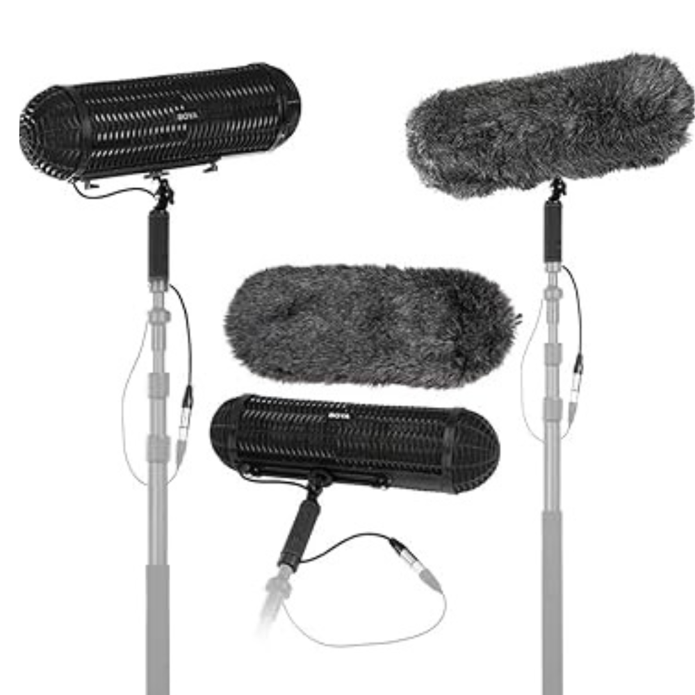 BOYA BY-WS1000 Microphone de poche avec câble XLR pour Canon Nikon Sony DSLR Caméscope enregistreur – BOYA MICROPHONE BY-WS1000 – Image 4