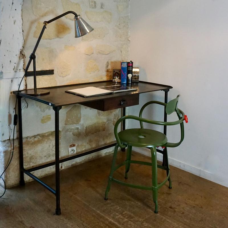 Bureau en fonte d’acier « AUXERRE » – Image 3
