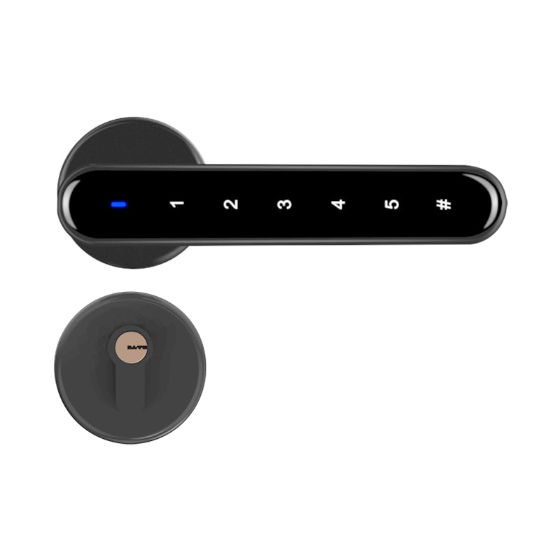 Serrure à code électrique intelligente avec mot de passe, serrure à code mécanique, pour porte intérieure, de maison et métallique – Image 3