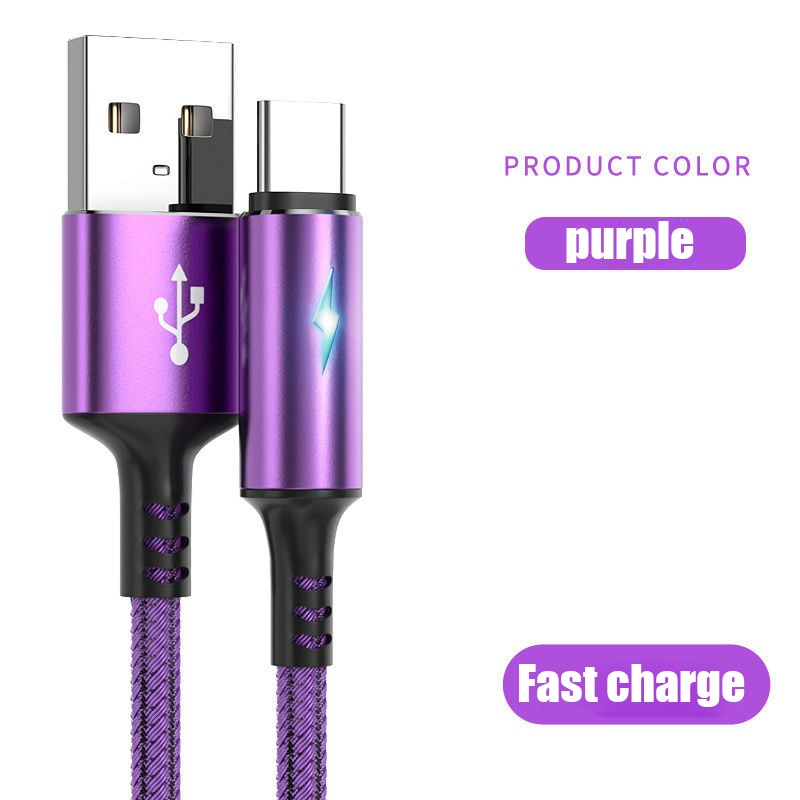 Câble Lasaier USB Type C pour Samsung S10 S9 3A câble de données de chargeur rapide USB type-c pour câble Cabo Redmi note 8 pro USB-C – Image 9