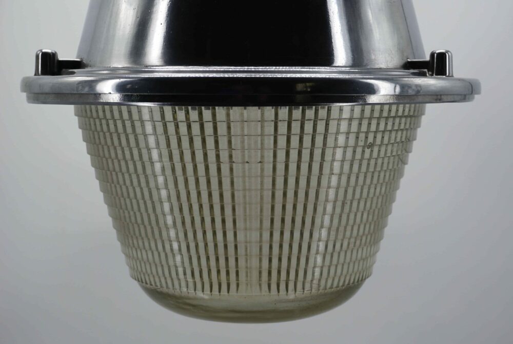 Lampe industrielle aluminium et verre – Image 4