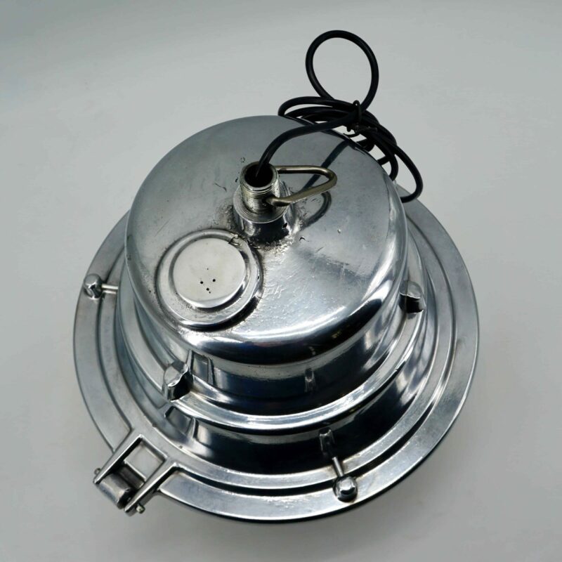 Lampe industrielle aluminium et verre – Image 3