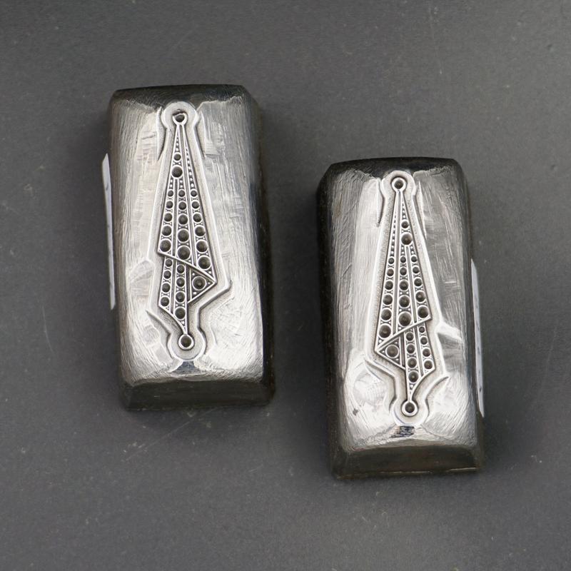 Poinçon – Bijouterie – Boucle d’oreille Art Déco – 2 – Image 4