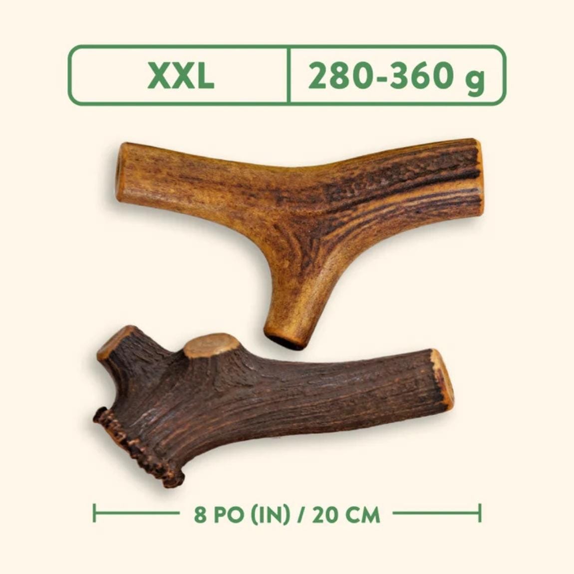 Bois de Cervidés Entier à Mâcher pour Chiens, Jambon Fumé à l’Érable – Jawgler – Image 6