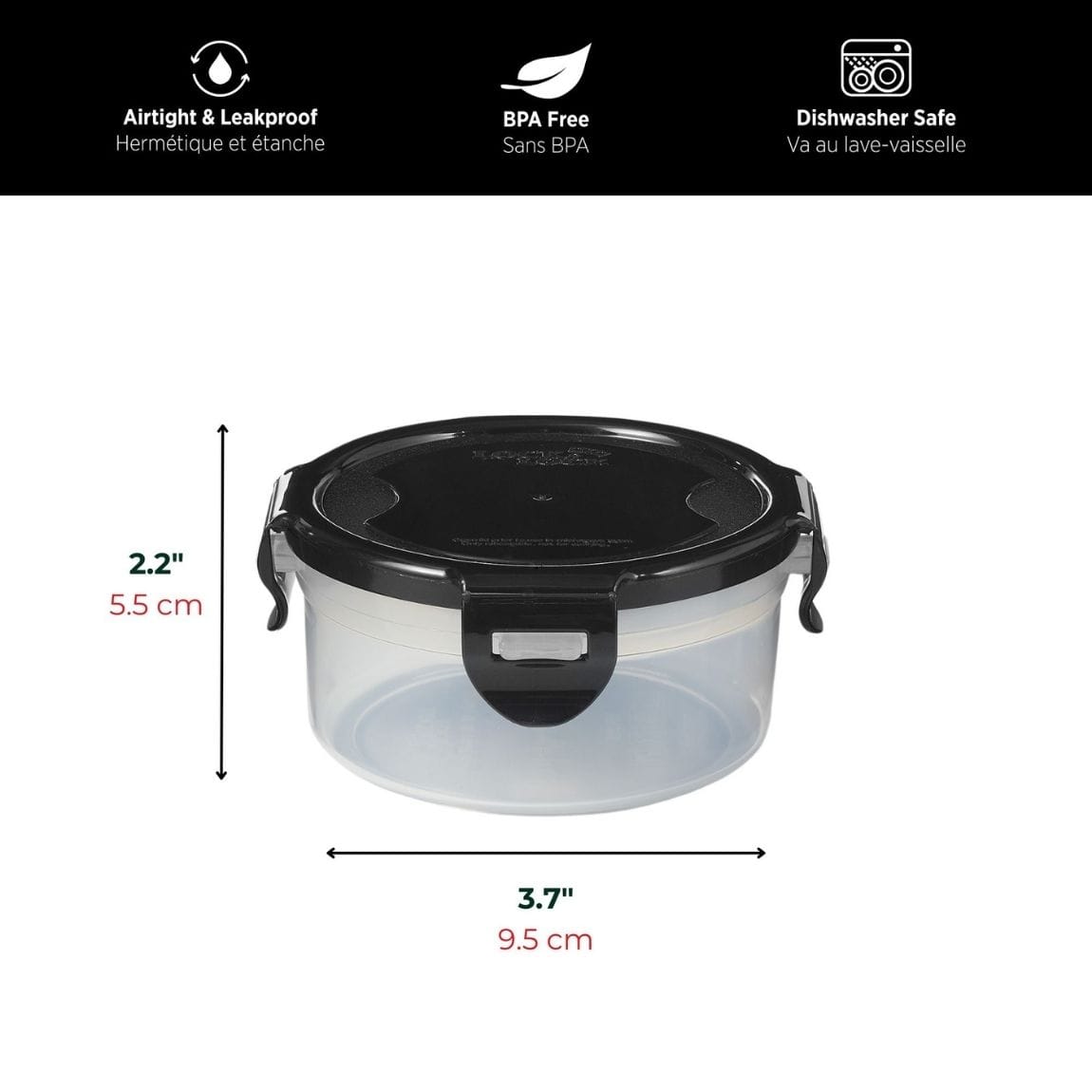 Contenant pour Nourriture en Conserve pour Animaux, 300ml – Starfrit LocknLock – Image 3