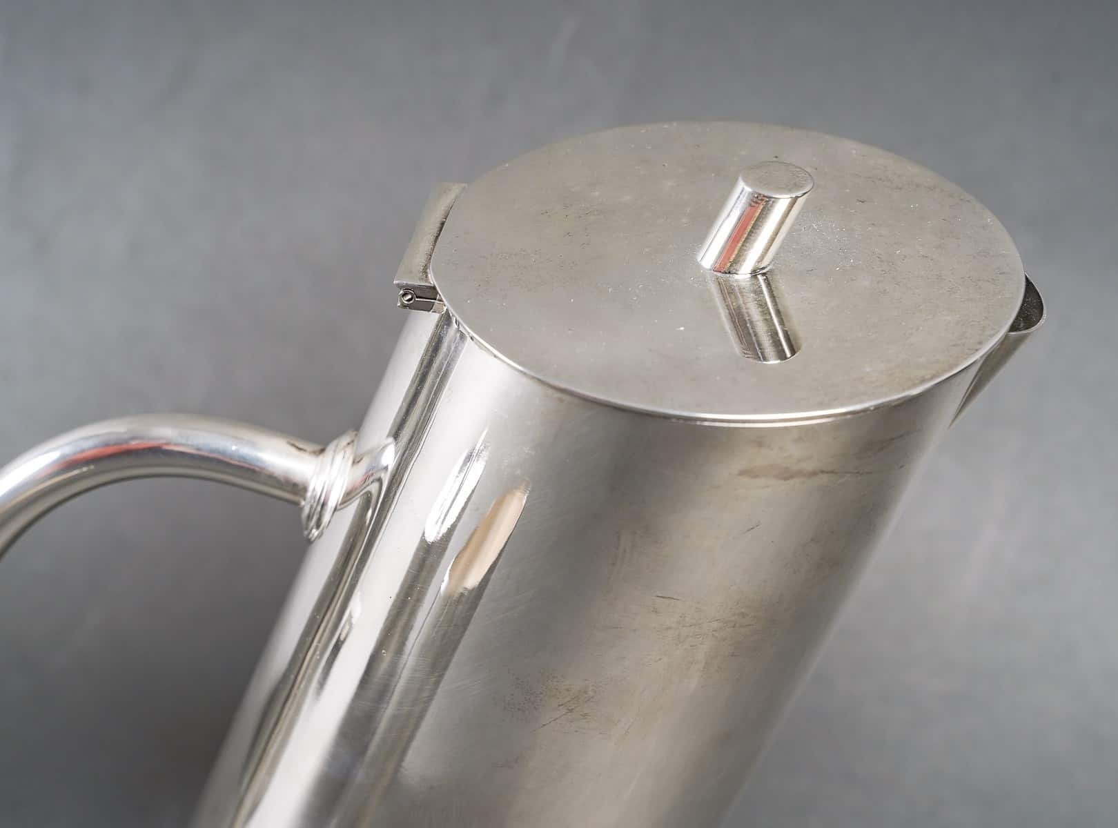 Service à thé et café en métal argenté – Image 4