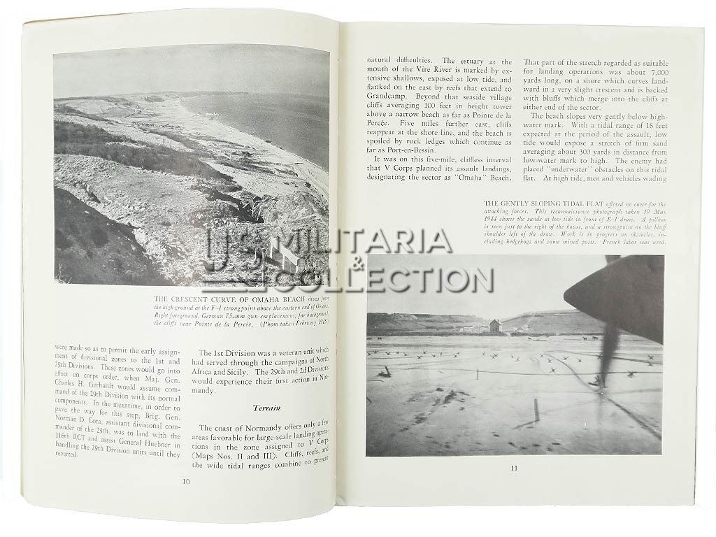 Livre OMAHA BEACHHEAD, édition originale datée de 1945 – Image 7