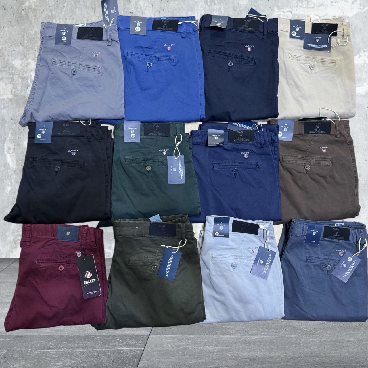 Gant – Pantalons Kaki – Disponible en plusieurs couleurs et en taille 30 à 54 – Image 8