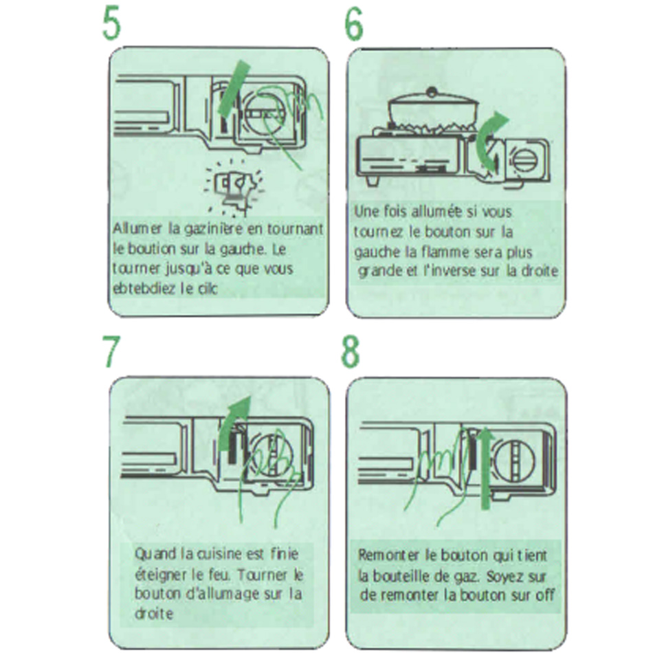 Réchaud à gaz butane, portable avec sa mallette – Image 4