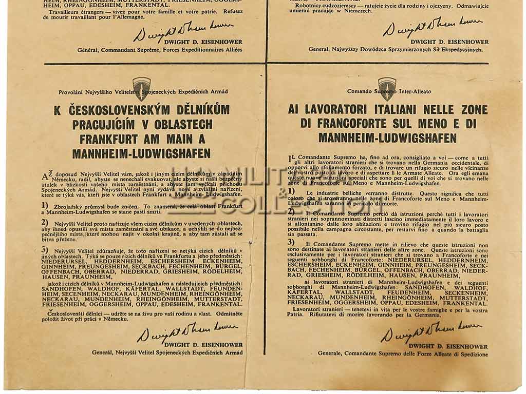 Tract du SHAEF, largué sur Francfort et Mannheim, 458th Bombardment Group, 8th Air Force – Image 8
